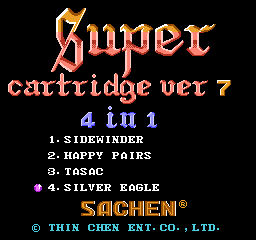 Super Cartridge Ver 7 - 4 in 1